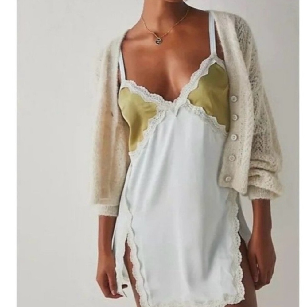 Free People Lace Slip night dress